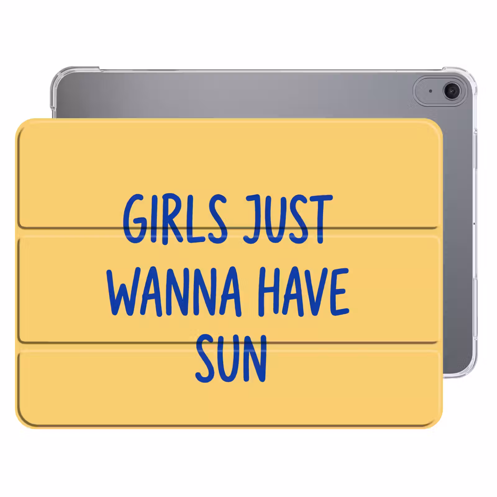 iPad hoes - Tekst - Zon - Zomer - Modern - Geel — 1