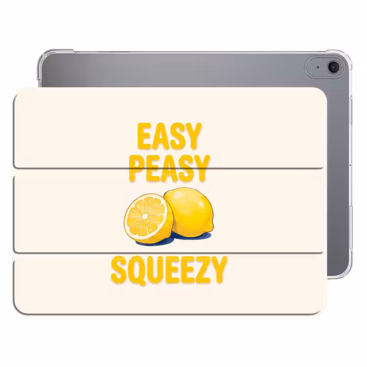 iPad hoes - Eten - Citroenen - Keuken - Illustratie - Geel — 1