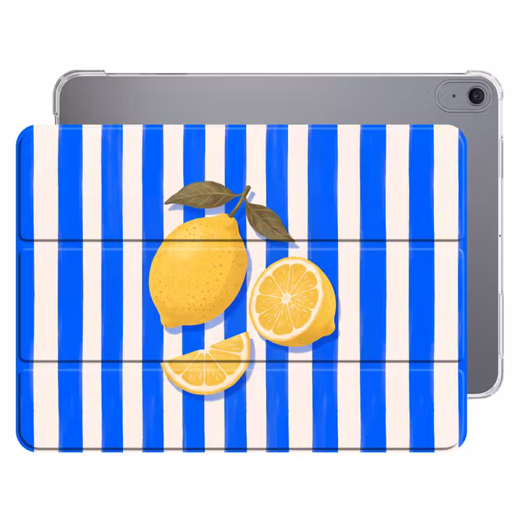 iPad hoes - Fruit - Citroen - Zomer - Geel - Blauw — 1