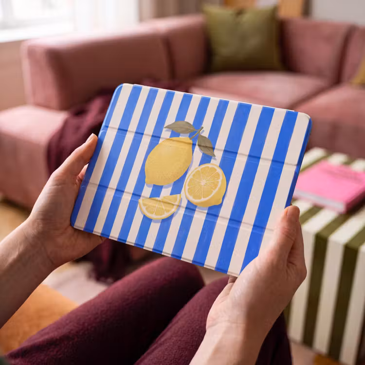 iPad hoes - Fruit - Citroen - Zomer - Geel - Blauw — 4