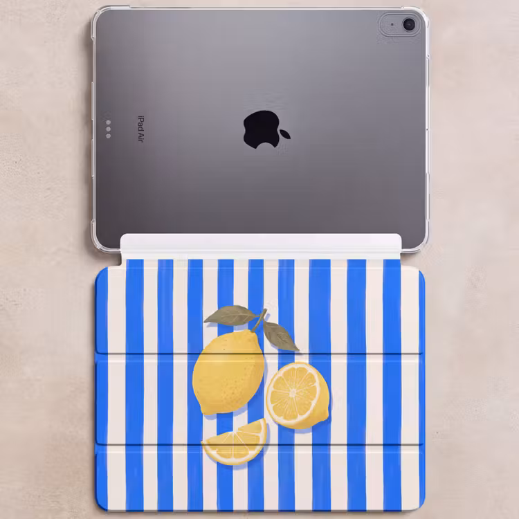 iPad hoes - Fruit - Citroen - Zomer - Geel - Blauw — 6