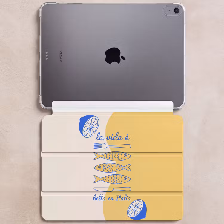 iPad hoes - Italië - Eten - Citroen - Vis - Grafisch — 6