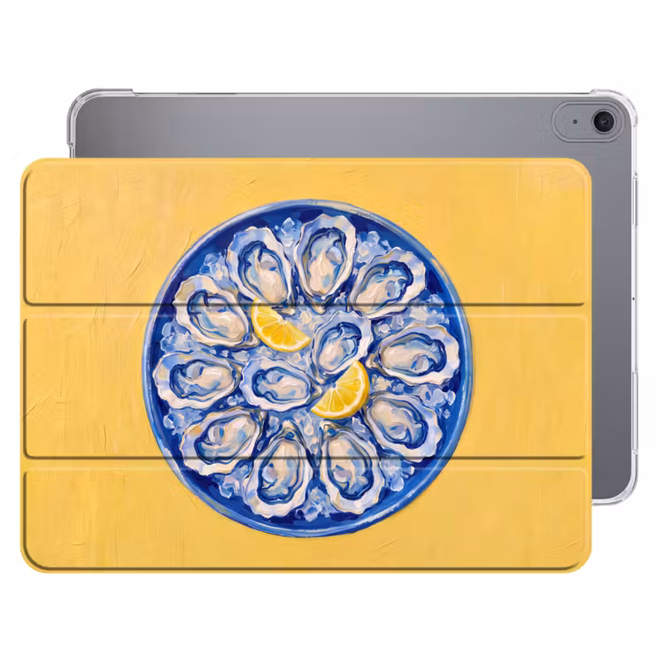 iPad hoes - Oesters - Citroen - IJs - Modern - Geel — 1