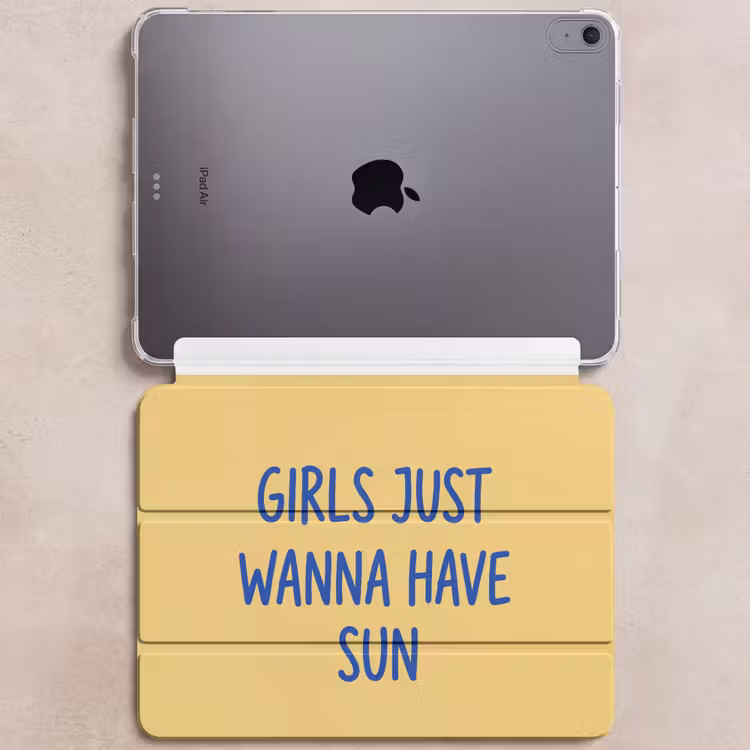 iPad hoes - Tekst - Zon - Zomer - Modern - Geel — 6