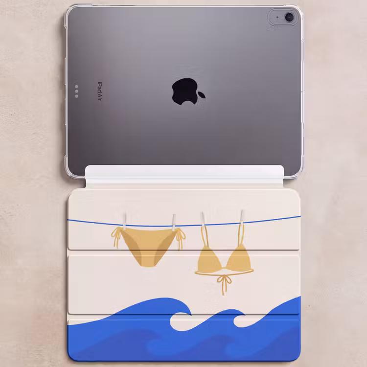iPad hoes - Zwemkleding - Zee - Zomer - Illustratie - Geel — 6