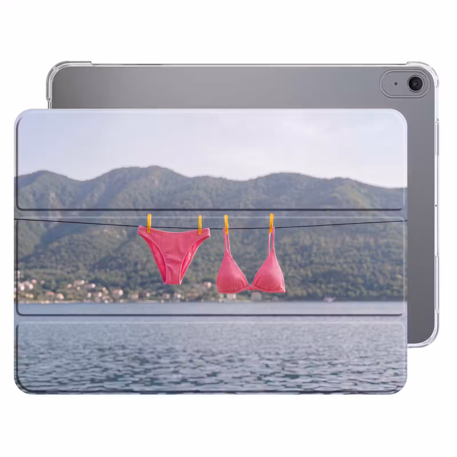 iPad hoes - Kleding - Badkleding - Waslijn - Zomer - Roze — 1