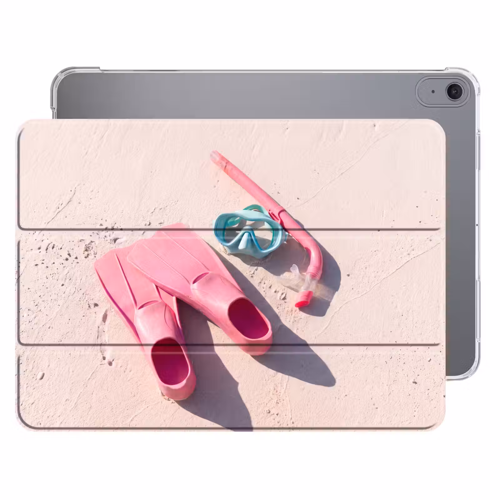 iPad hoes - Snorkelset - Strand - Zomer - Roze — 1
