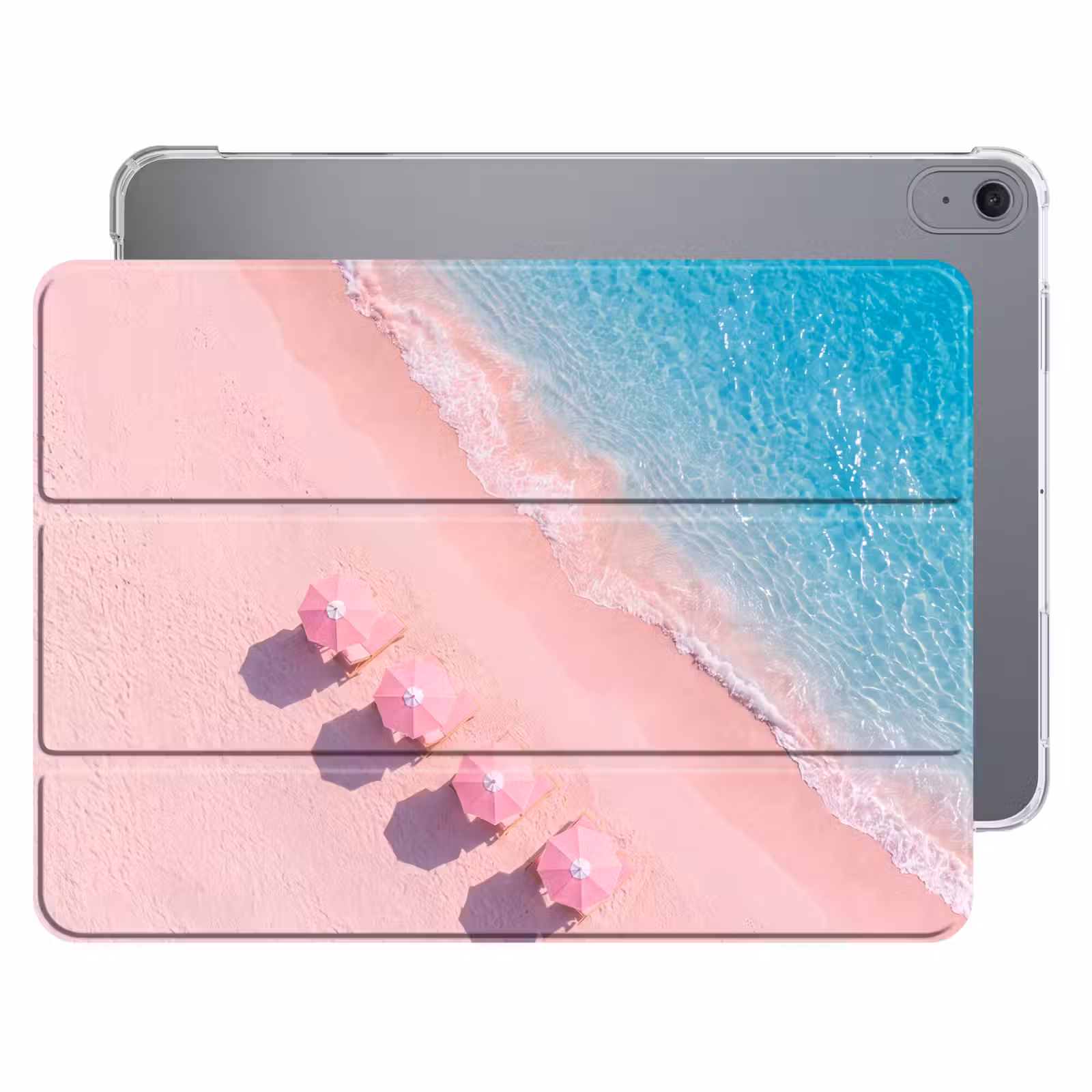 iPad hoes - Strand - Roze zand - Zee - Zomer - Natuur — 1