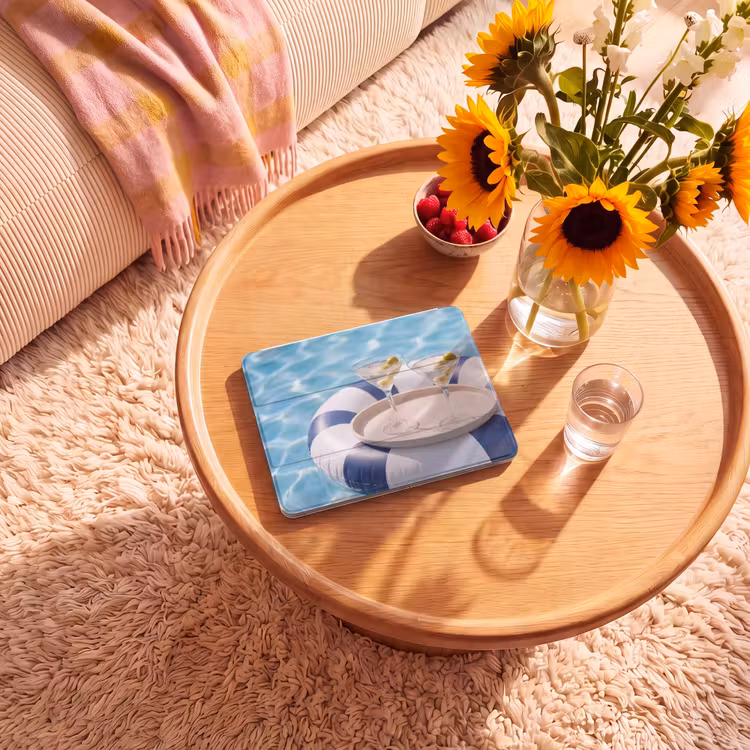 iPad hoes - Cocktail - Zwembad - Zomer - Blauw — 2