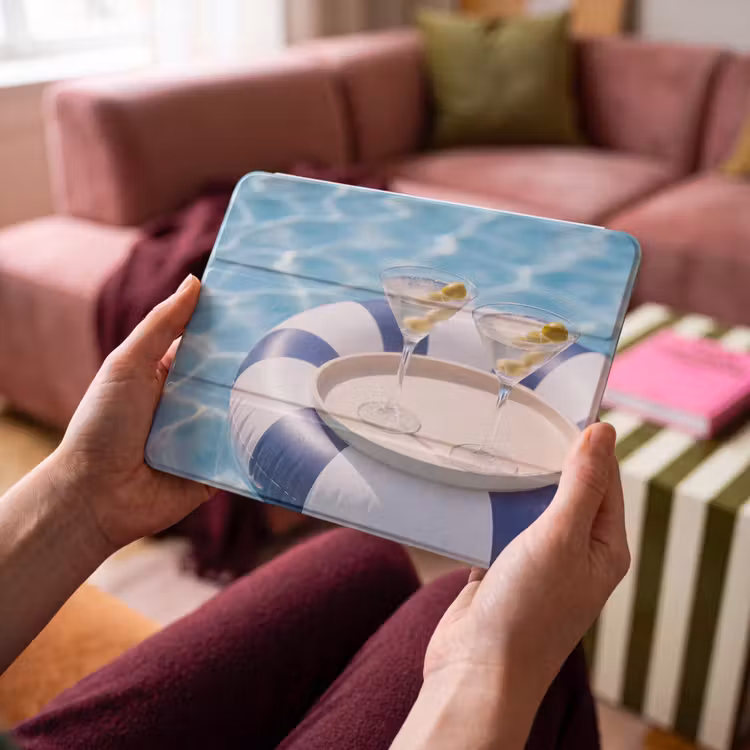 iPad hoes - Cocktail - Zwembad - Zomer - Blauw — 4