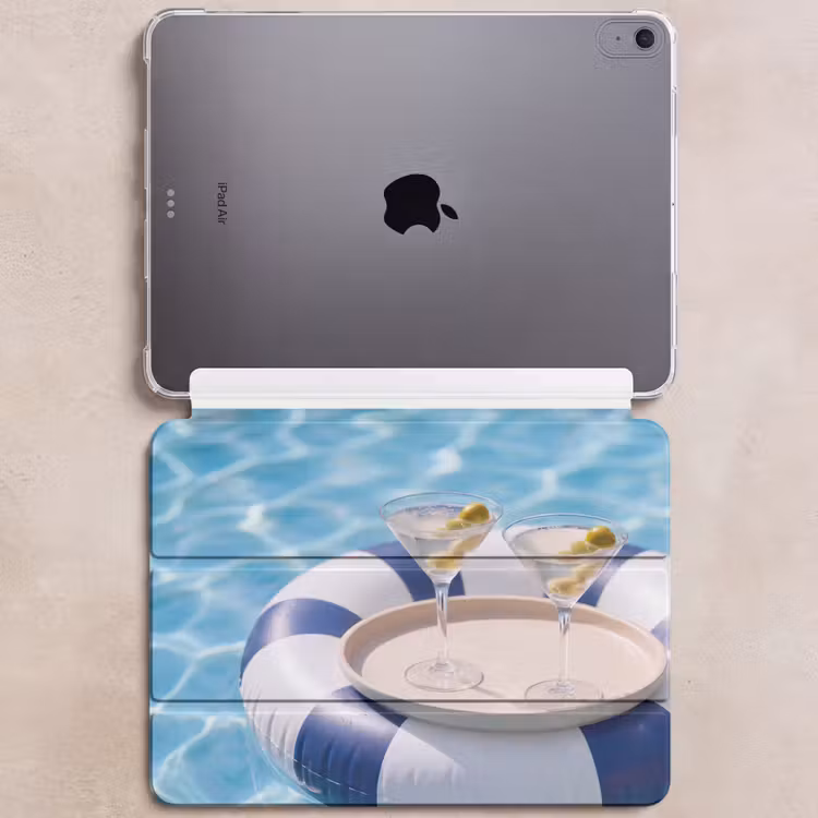 iPad hoes - Cocktail - Zwembad - Zomer - Blauw — 6
