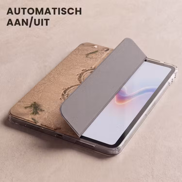 iPad hoes - Dieren - Hart - Strand - Zand - Roze — 5