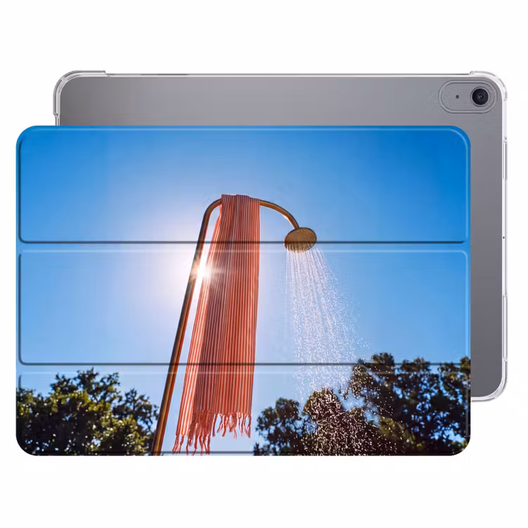 iPad hoes - Douche - Water - Zomer - Blauw — 1