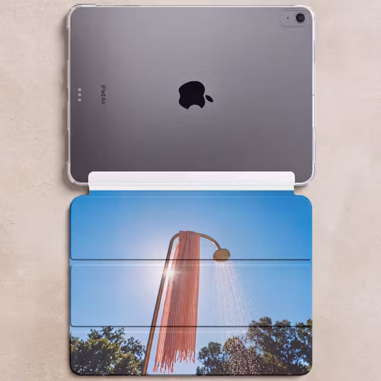 iPad hoes - Douche - Water - Zomer - Blauw — 6