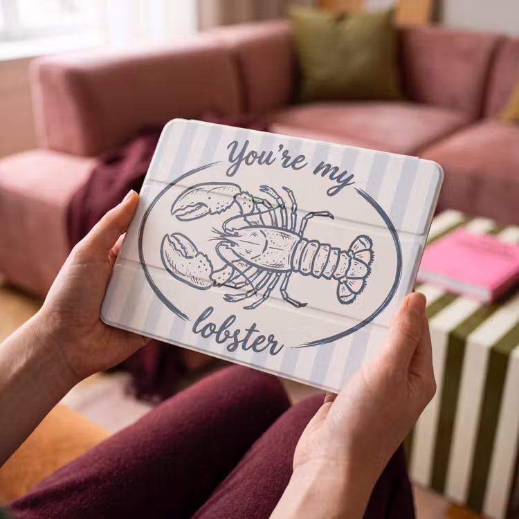 iPad hoes - Kreeft - Illustratie - Liefde - Blauw - Decoratie — 4