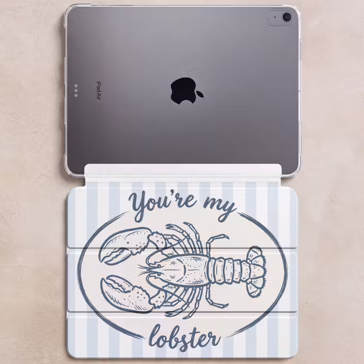 iPad hoes - Kreeft - Illustratie - Liefde - Blauw - Decoratie — 6