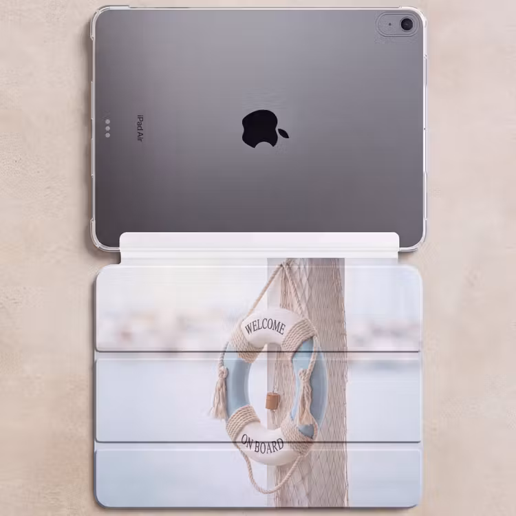 iPad hoes - Reddingsboei - Maritiem - Welkom - Blauw - Wit — 6