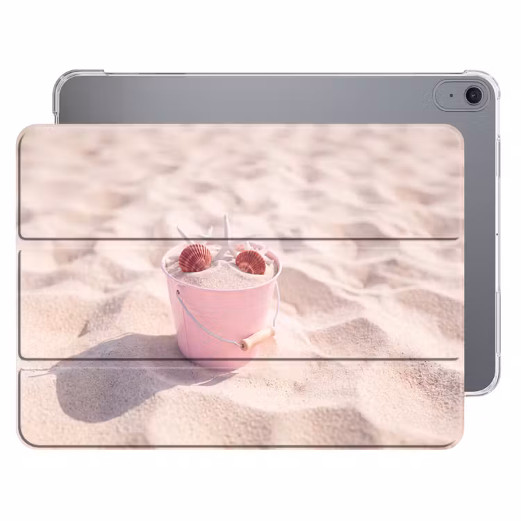iPad hoes - Strand - Schelpen - Zomer - Roze - Decoratie — 1