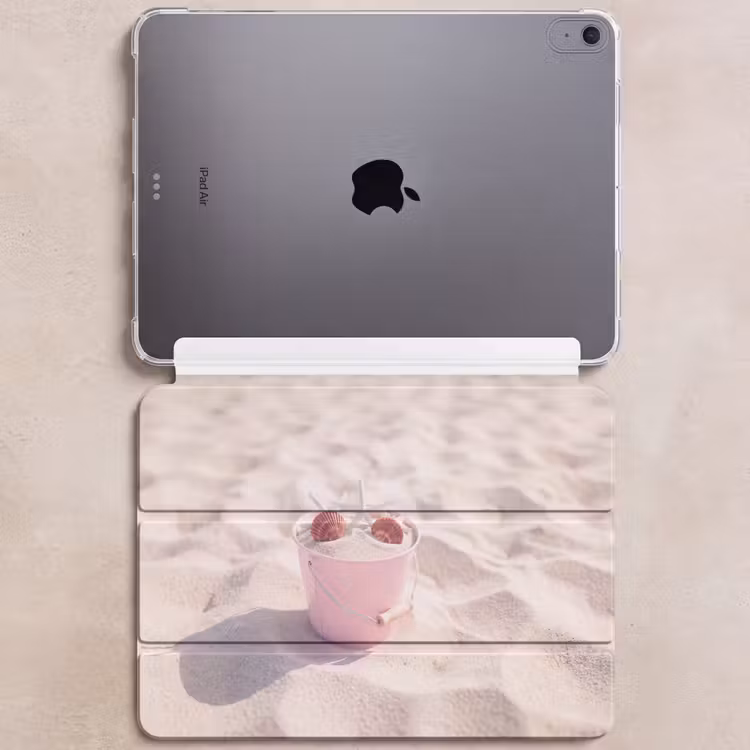 iPad hoes - Strand - Schelpen - Zomer - Roze - Decoratie — 6