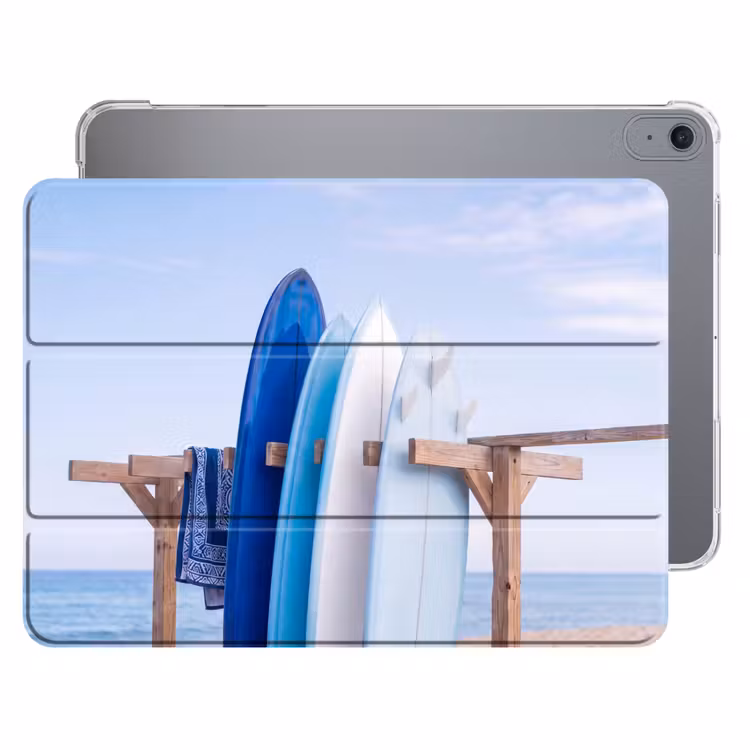 iPad hoes - Surfplank - Strand - Zomer - Blauw - Water — 1