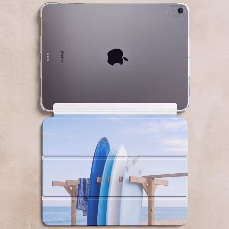 iPad hoes - Surfplank - Strand - Zomer - Blauw - Water — 6
