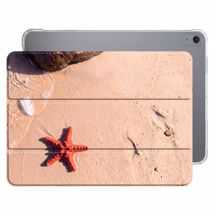 iPad hoes - Dieren - Strand - Zee - Natuur - Rood — 1