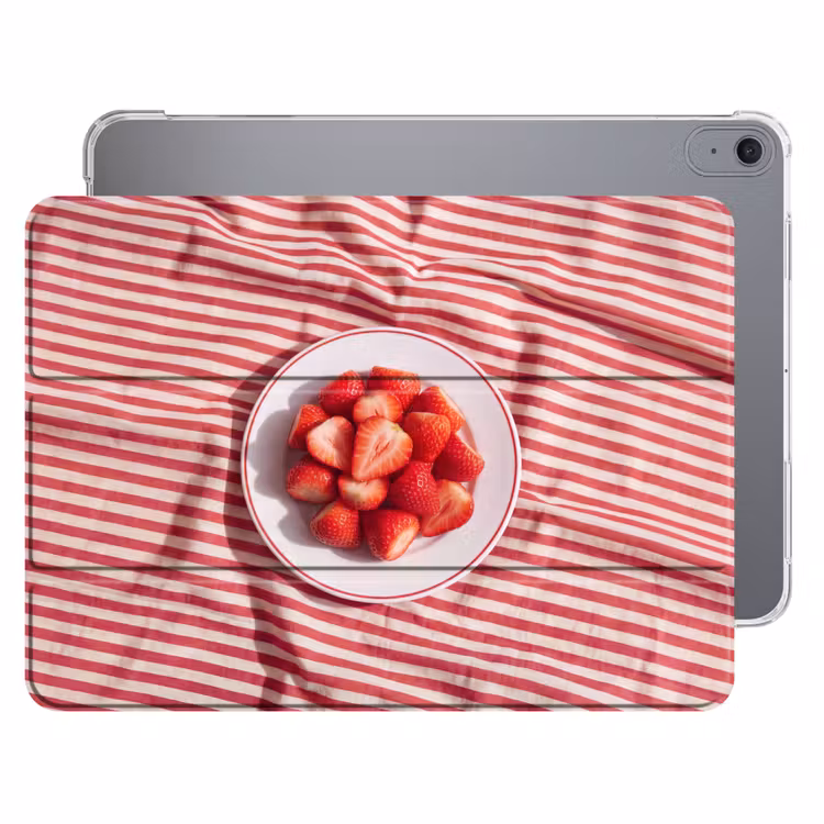 iPad hoes - Eten - Aardbeien - Fruit - Zomer - Rood — 1
