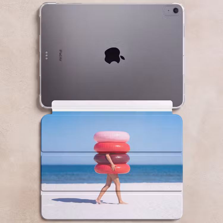 iPad hoes - Mensen - Strand - Zomer - Recreatie - Kleurrijk — 6