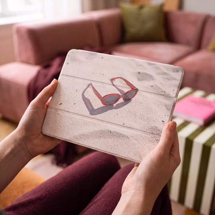 iPad hoes - Zonnebril - Strand - Vakantie - Rood — 4
