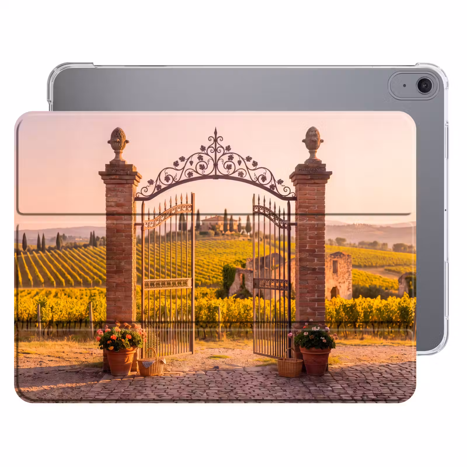 iPad hoes - Poort - Landschap - Platteland - Zonlicht - Warm — 1