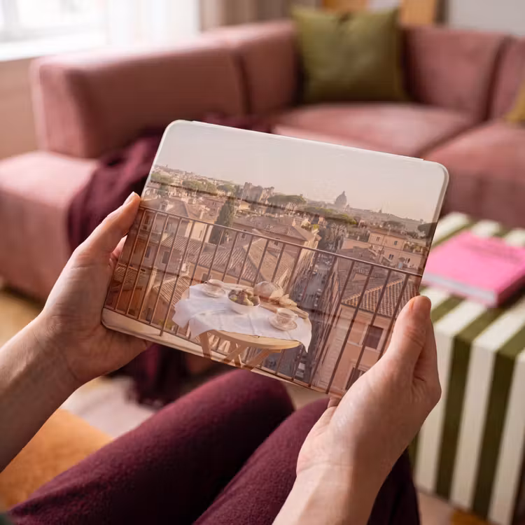 iPad hoes - Eten - Ontbijt - Balkon - Stad - Zonsopgang — 4