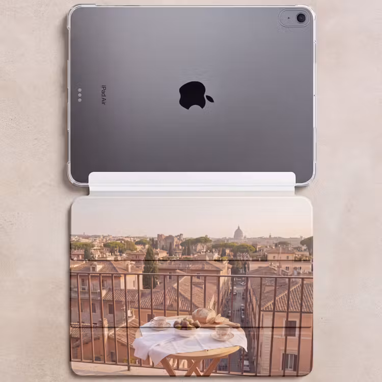 iPad hoes - Eten - Ontbijt - Balkon - Stad - Zonsopgang — 6