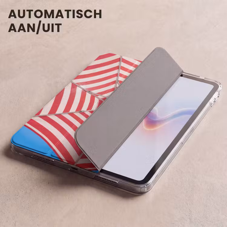 iPad hoes - Parasol - Strepen - Zomer - Rood - Blauw — 5