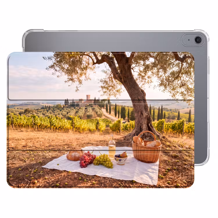 iPad hoes - Picknick - Wijngaard - Landschap - Zomer - Eten — 1