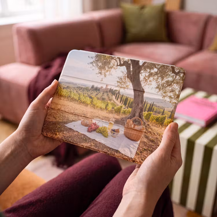 iPad hoes - Picknick - Wijngaard - Landschap - Zomer - Eten — 4