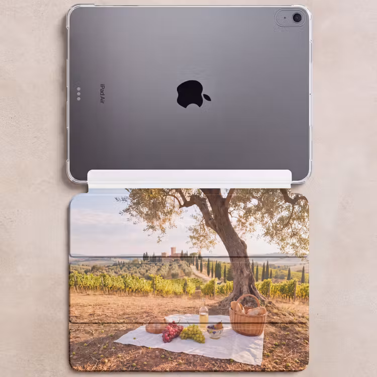 iPad hoes - Picknick - Wijngaard - Landschap - Zomer - Eten — 6