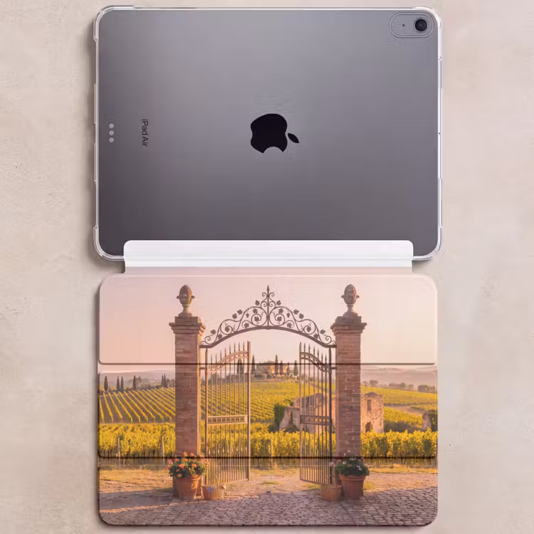 iPad hoes - Poort - Landschap - Platteland - Zonlicht - Warm — 6