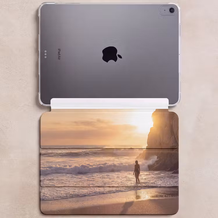 iPad hoes - Mensen - Oceaan - Zonsondergang - Kust - Goud — 6