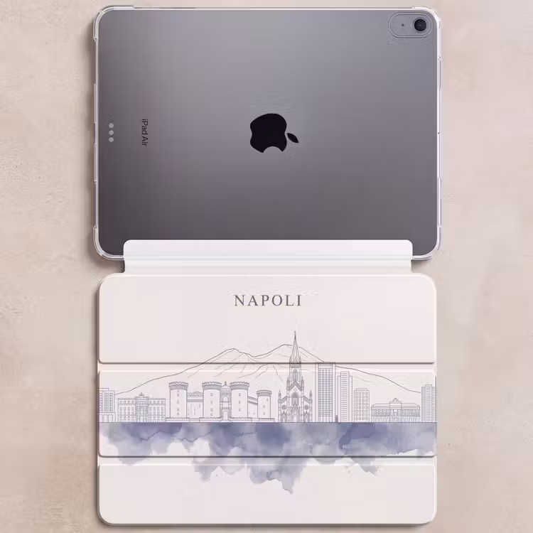 iPad hoes - Napels - Skyline - Italie - Lijntekening - Aquarel — 6