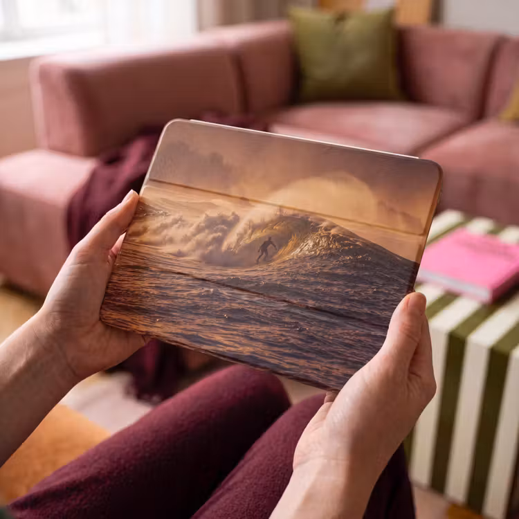 iPad hoes - Surfer - Golf - Oceaan - Sport - Oranje — 4