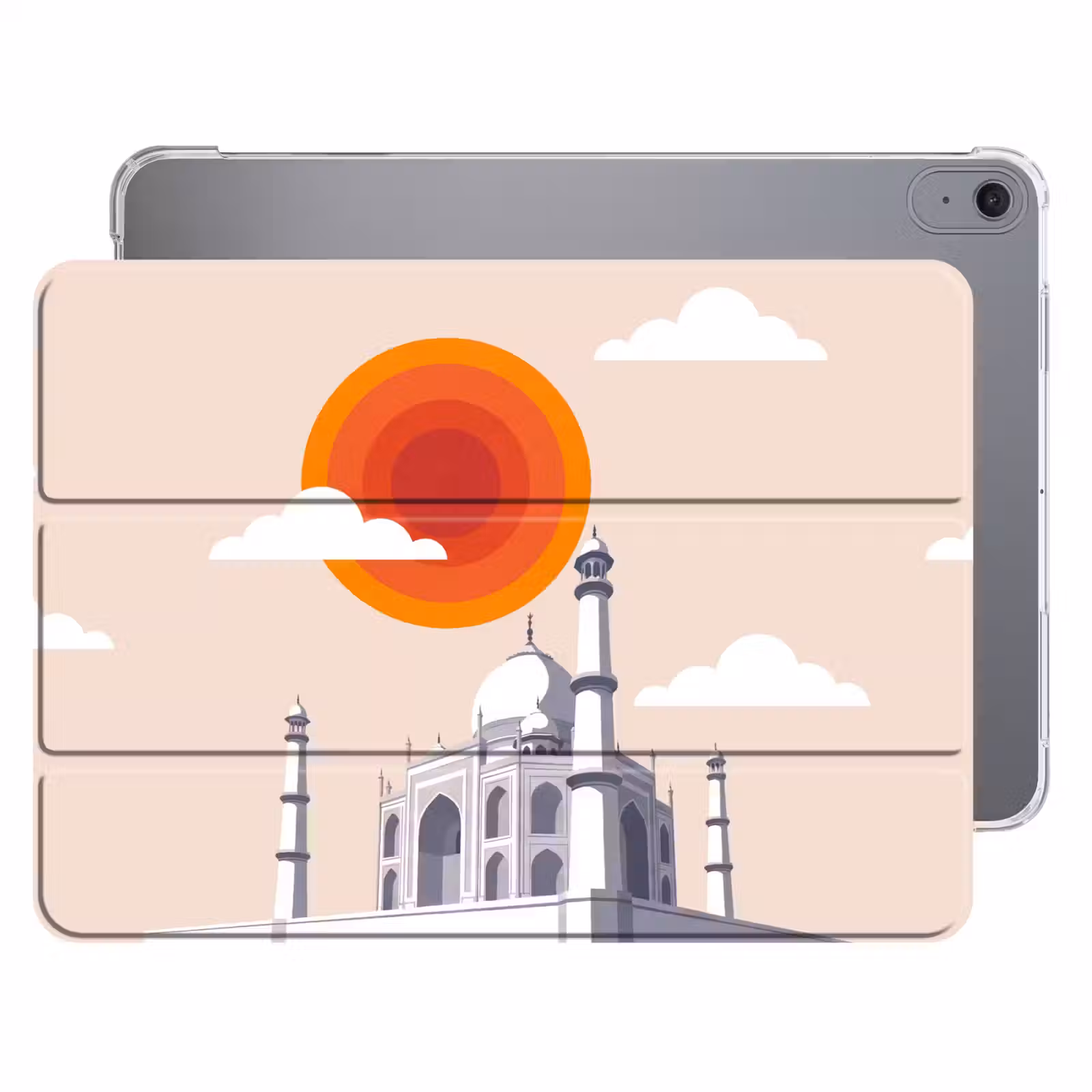 iPad hoes - Taj Mahal - Zon - Koepel - Architectuur - India - Grafisch — 1