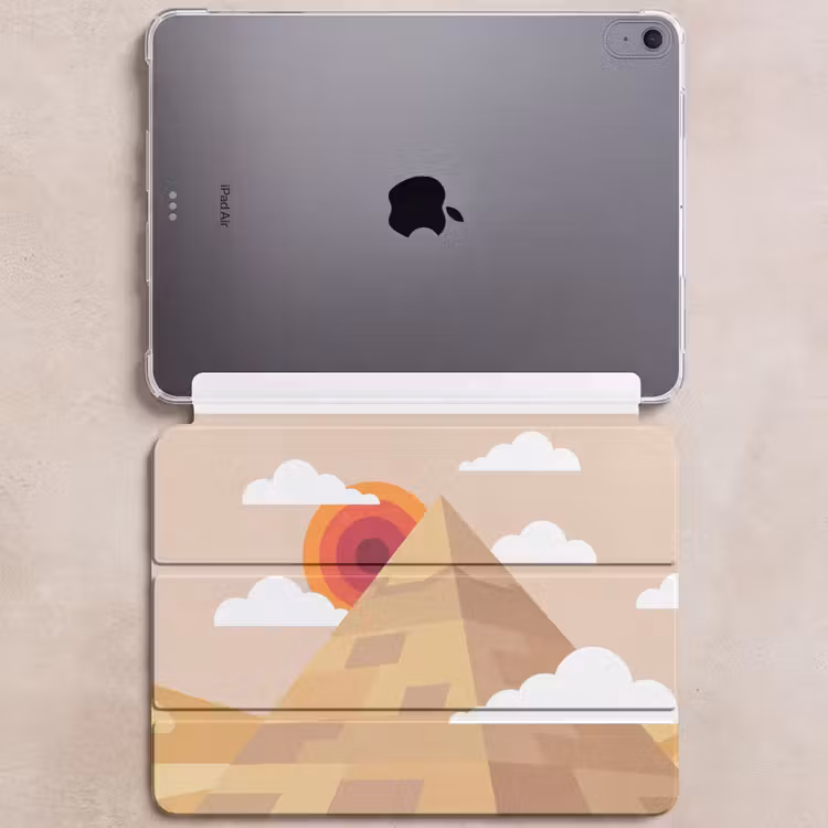 iPad hoes - Piramide - Zon - Woestijn - Modern - Oranje — 6