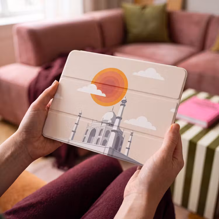 iPad hoes - Taj Mahal - Zon - Koepel - Architectuur - India - Grafisch — 4