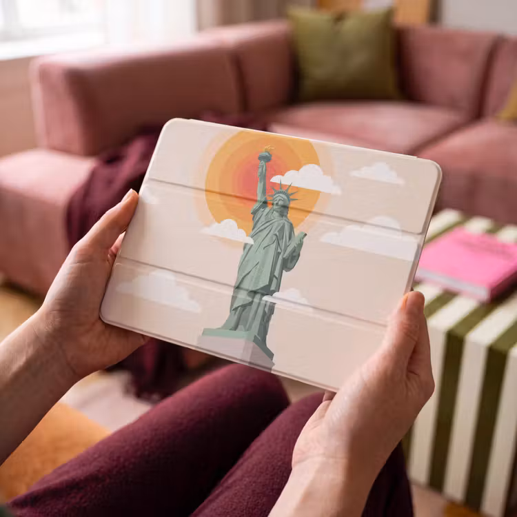 iPad hoes - Vrijheidsbeeld - New York - Zon - Modern — 4