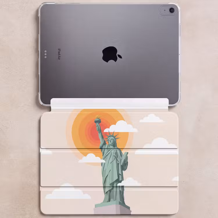iPad hoes - Vrijheidsbeeld - New York - Zon - Modern — 6