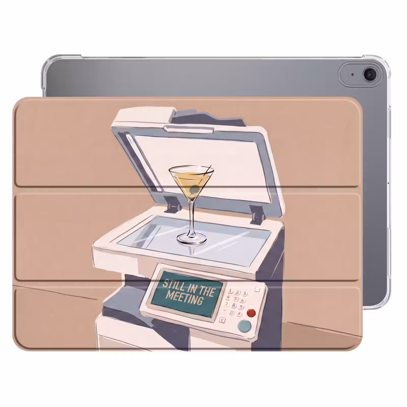 iPad hoes - Kantoor - Drank - Humor - Illustratie — 1