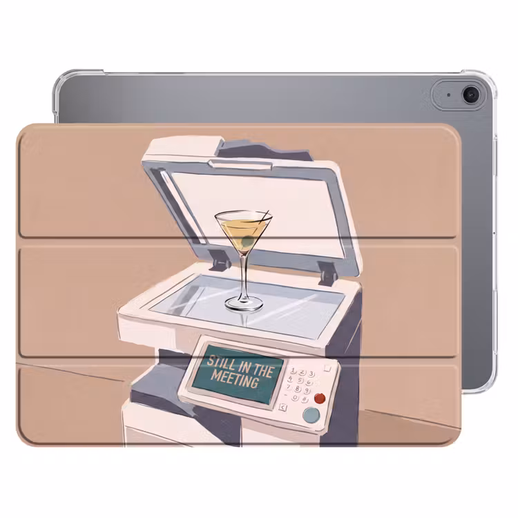 iPad hoes - Kantoor - Drank - Humor - Illustratie — 1