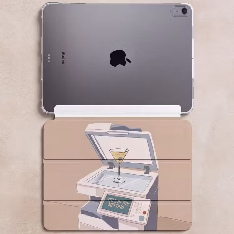 iPad hoes - Kantoor - Drank - Humor - Illustratie — 6
