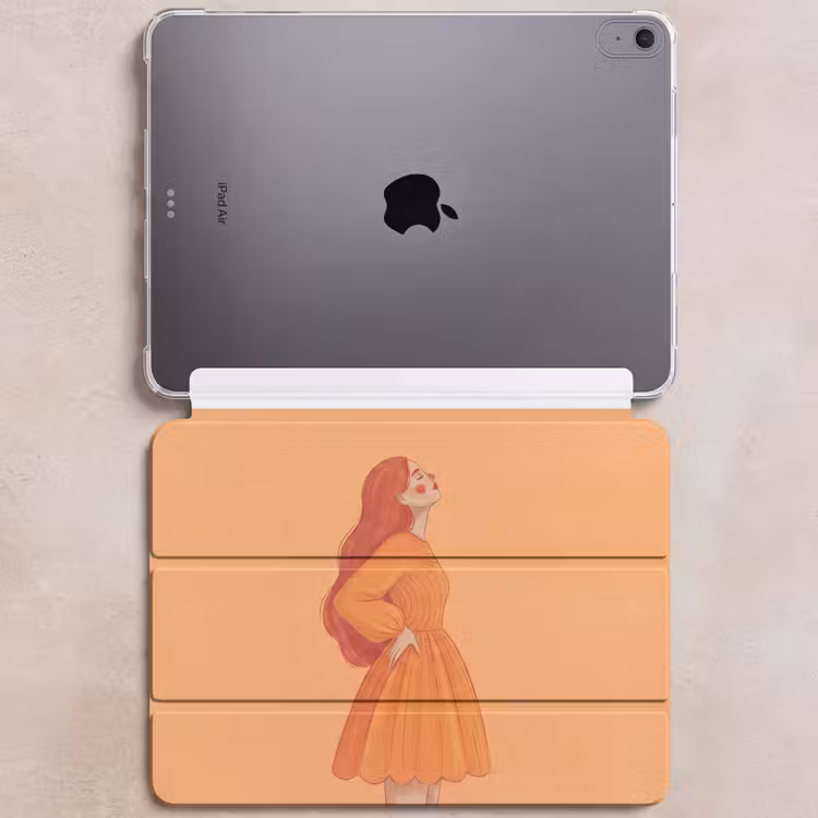 iPad hoes - Vrouw - Profiel - Mensen - Modern - Oranje — 6
