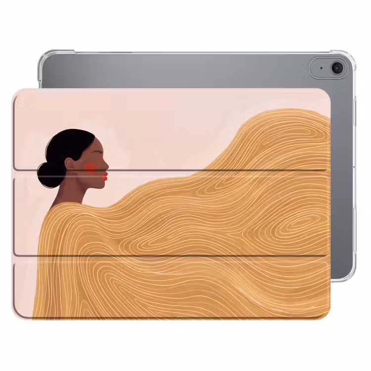 iPad hoes - Vrouw - Profiel - Modern - Abstract - Kunst — 1
